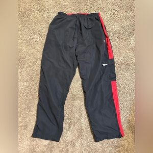 Vintage Wilson Micheal Jordan “red & black” windbreaker pants 90s size XL